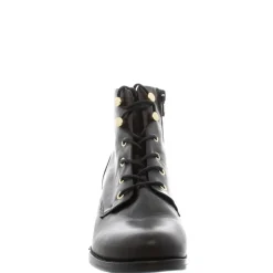 Ocean Black Leather Lace Up Ankle Boots<Carl Scarpa Sale