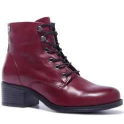Ocean Bordo Leather Ankle Boots<Carl Scarpa