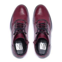 Ocean Bordo Leather Ankle Boots<Carl Scarpa