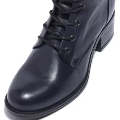 Ocean Navy Leather Ankle Boots<Carl Scarpa Online
