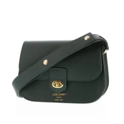 Orsina Green Italian Leather Shoulder Bag<Carl Scarpa Outlet
