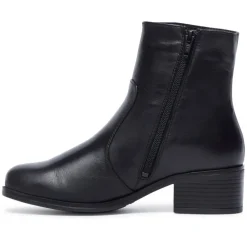 Orvieto Black Leather Ankle Boots<Carl Scarpa Online