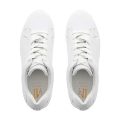 Padova White Leather Platform Trainers<Carl Scarpa
