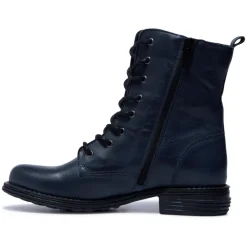Paulette Navy Pink Leather Ankle Boots<Carl Scarpa Sale