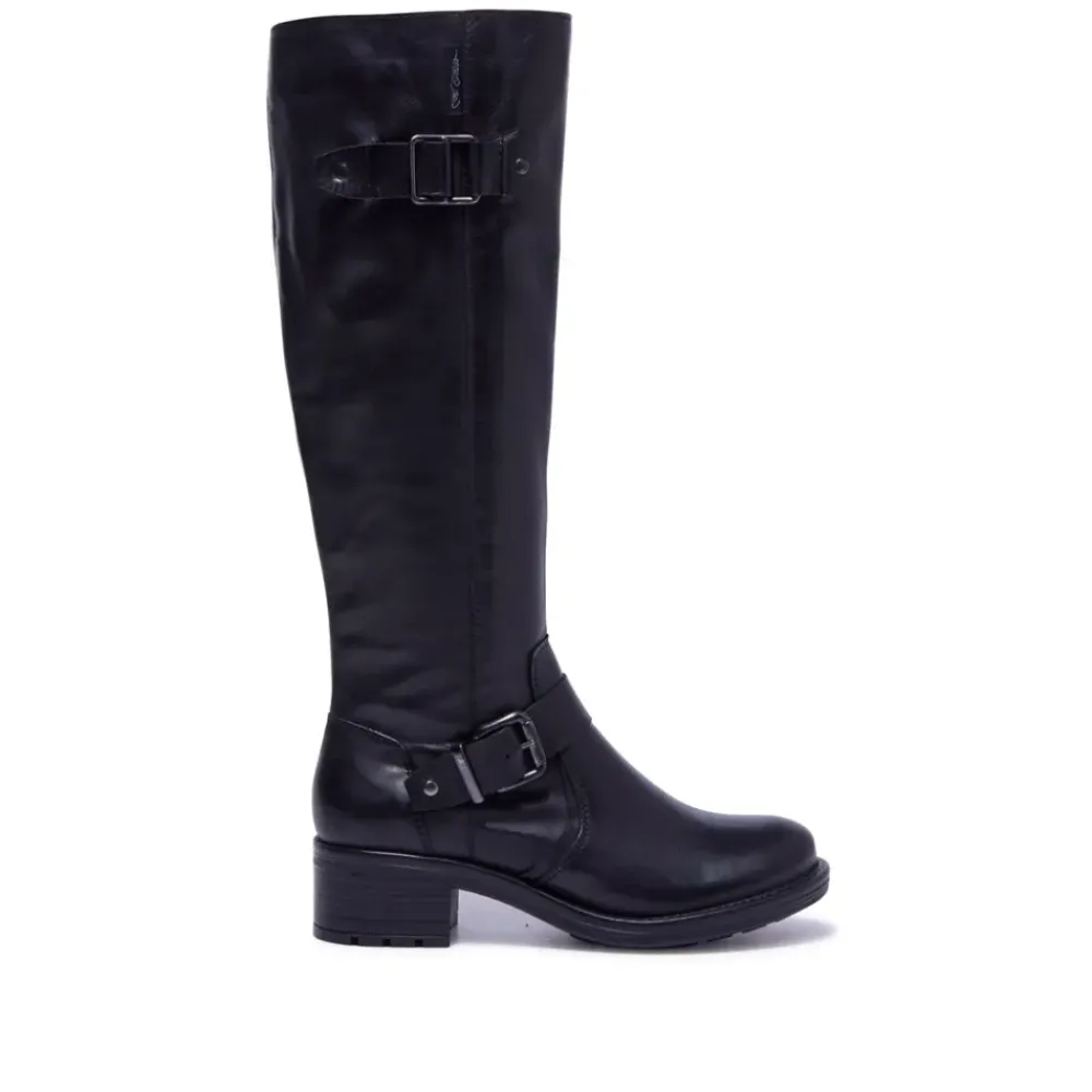 Percile Black Leather Boots<Carl Scarpa Sale