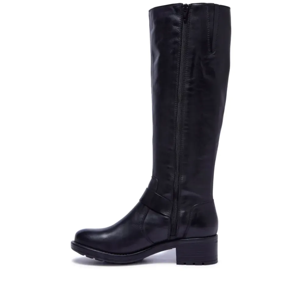 Percile Black Leather Boots<Carl Scarpa Sale