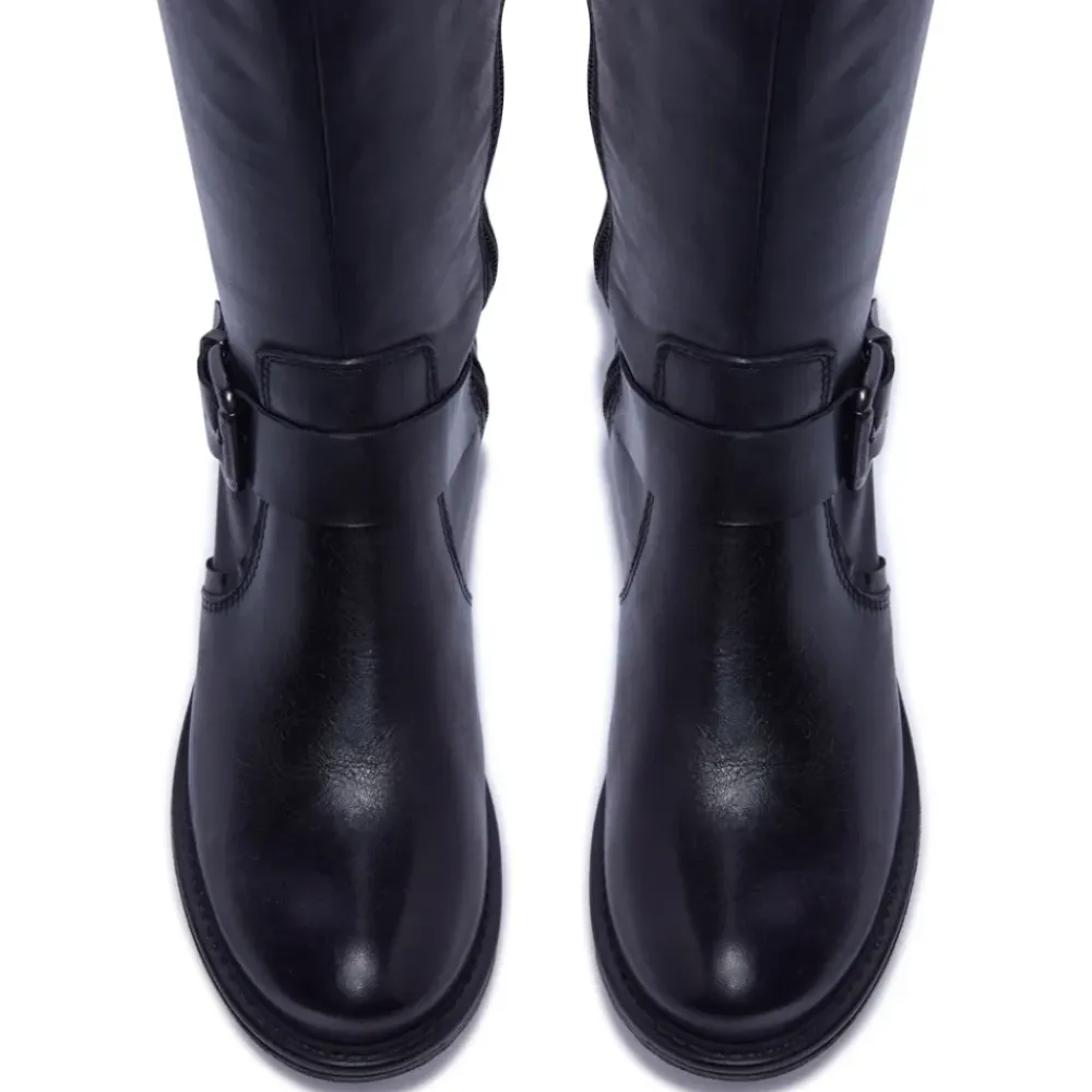 Percile Black Leather Boots<Carl Scarpa Sale