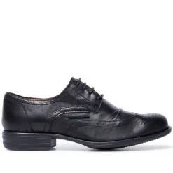 Perla Black Leather Loafers<Carl Scarpa Sale