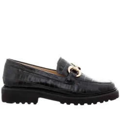 Petal Croc Leather Snaffle Loafers<Carl Scarpa Discount