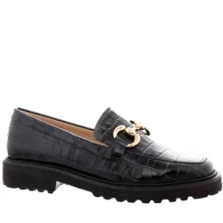 Petal Croc Leather Snaffle Loafers<Carl Scarpa Discount