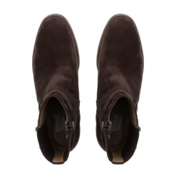 Pollenzo Brown Suede Ankle Boots<Carl Scarpa Online
