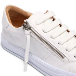 Ravi White Leather Flat Trainers<Carl Scarpa Discount