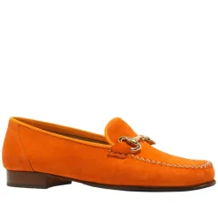 Rochette Orange Suede Snaffle Loafers<Carl Scarpa Clearance