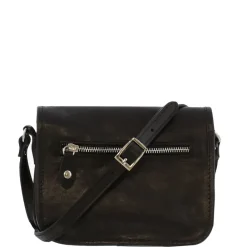 Rosario Black Italian Leather Satchel<Carl Scarpa Clearance