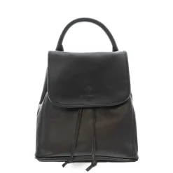 Rosaura Black Italian Leather Backpack<Carl Scarpa Hot