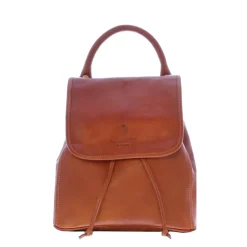 Rosaura Tan Italian Leather Backpack<Carl Scarpa Outlet