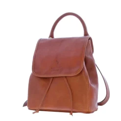 Rosaura Tan Italian Leather Backpack<Carl Scarpa Outlet