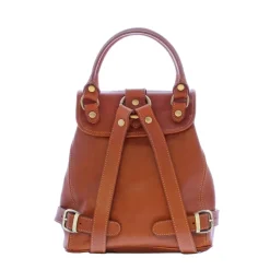 Rosaura Tan Italian Leather Backpack<Carl Scarpa Outlet