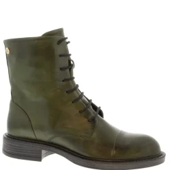 Rosemarie Green Leather Lace Up Ankle Boots<Carl Scarpa