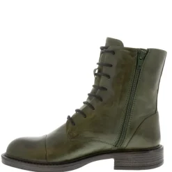 Rosemarie Green Leather Lace Up Ankle Boots<Carl Scarpa