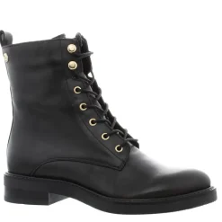 Roux Black Leather Lace Up Ankle Boots<Carl Scarpa Online