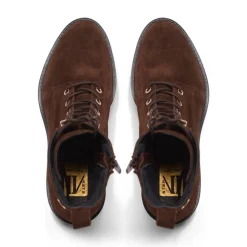 Roux Brown Suede Lace Up Ankle Boots<Carl Scarpa Sale