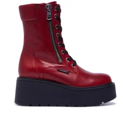 Sabbati Red Leather Ankle Boots<Carl Scarpa Online