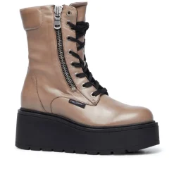 Sabbati Taupe Leather Ankle Boots<Carl Scarpa Outlet