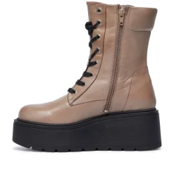 Sabbati Taupe Leather Ankle Boots<Carl Scarpa Outlet