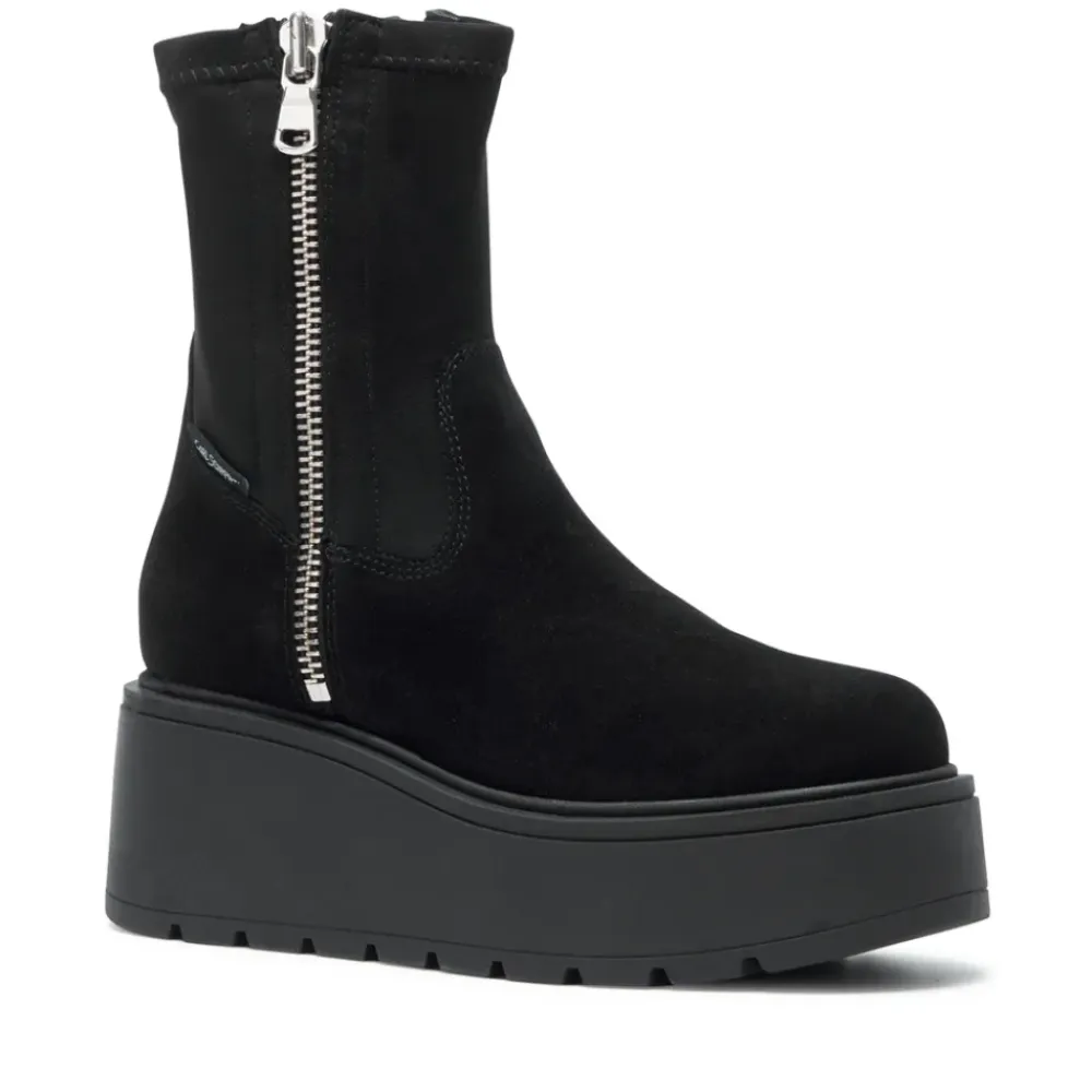 Saluzzo Black Suede Ankle Boots<Carl Scarpa Outlet