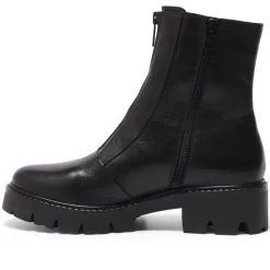 Sanica Black Leather Ankle Boots<Carl Scarpa Clearance