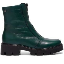 Sanica Teal Leather Zip-Up Ankle Boots<Carl Scarpa Outlet
