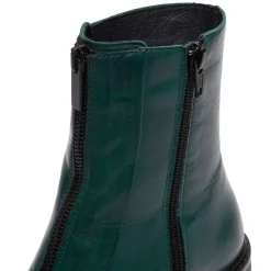 Sanica Teal Leather Zip-Up Ankle Boots<Carl Scarpa Outlet