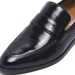 Sarina Black Patent Leather Loafers<Carl Scarpa Discount