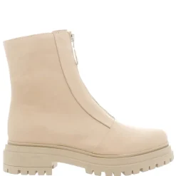 Savita Off White Leather Zip-Up Ankle Boots<Carl Scarpa Best