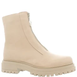 Savita Off White Leather Zip-Up Ankle Boots<Carl Scarpa Best