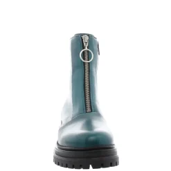 Savita Teal Leather Zip-Up Ankle Boots<Carl Scarpa Outlet
