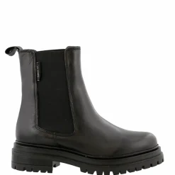 Selessia Black Leather Chelsea Boots<Carl Scarpa New