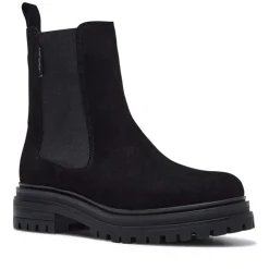 Selessia Black Suede Ankle Boots<Carl Scarpa