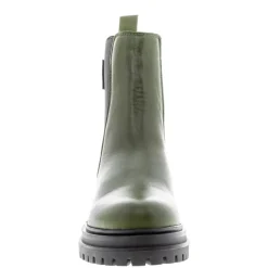 Selessia Green Leather Chelsea Boots<Carl Scarpa Hot