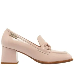 Senso Blush Leather Block Heel Loafers<Carl Scarpa