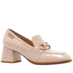 Senso Blush Leather Block Heel Loafers<Carl Scarpa