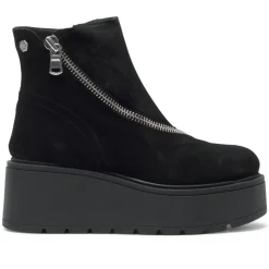 Serpentina Black Suede Ankle Boots<Carl Scarpa Clearance
