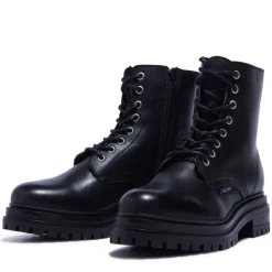 Seville Black Leather Ankle Boots<Carl Scarpa Discount