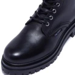 Seville Black Leather Ankle Boots<Carl Scarpa Discount