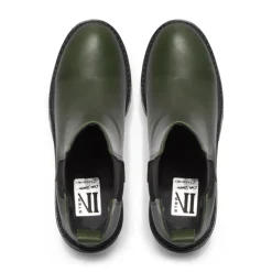 Solette Green Leather Chelsea Boots<Carl Scarpa New