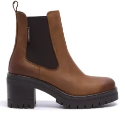 Spoleto Brown Leather Ankle Boots<Carl Scarpa Sale