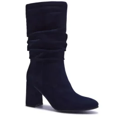 Tipici Navy Suede Ankle Boots<Carl Scarpa Online