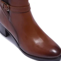 Trimona Tan Leather Ankle Boots<Carl Scarpa Sale