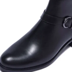 Trisette Black Leather Ankle Boots<Carl Scarpa Best